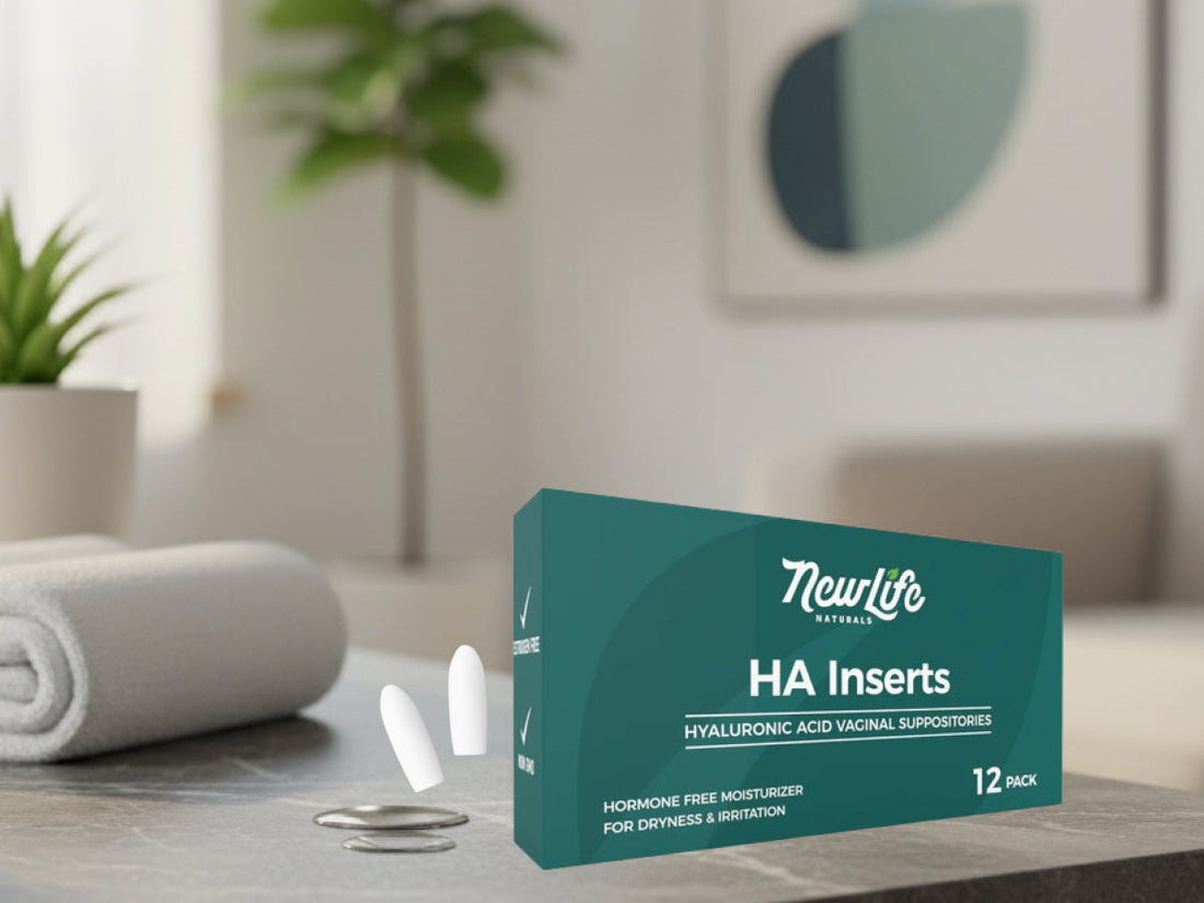 Hyaluronic Acid Vaginal Suppositories for Moisture and Comfort Daily
