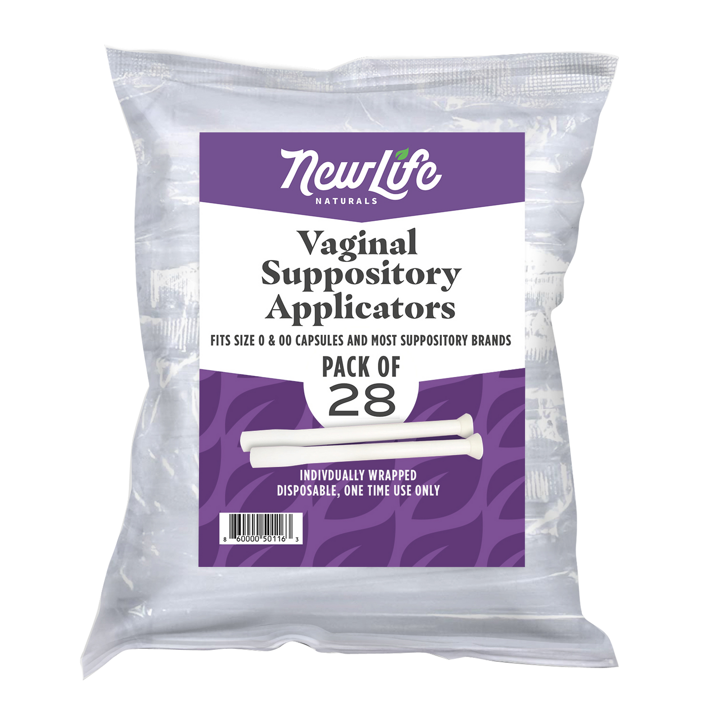 Vaginal Suppository Applicators - 28 Pack