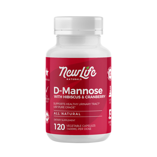D-Mannose with Cranberry and Hibiscus - 120 Capsules