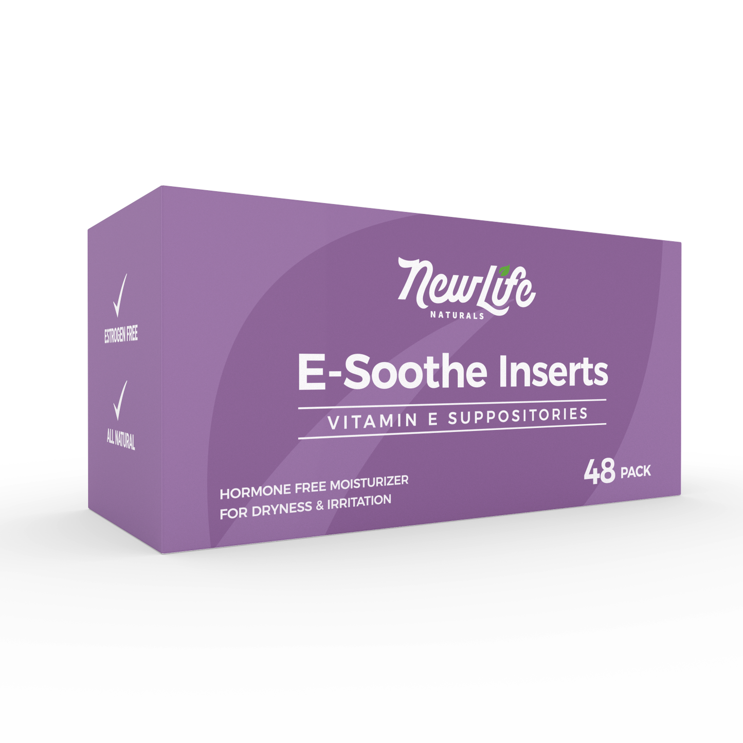Vitamin E (48) & Hyaluronic Acid (24)Vaginal Suppositories - Menopause Support Bundle