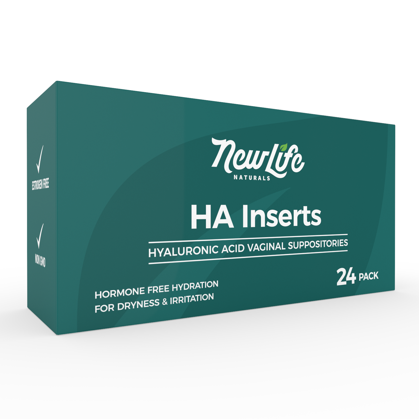 Vitamin E (48) & Hyaluronic Acid (24)Vaginal Suppositories - Menopause Support Bundle