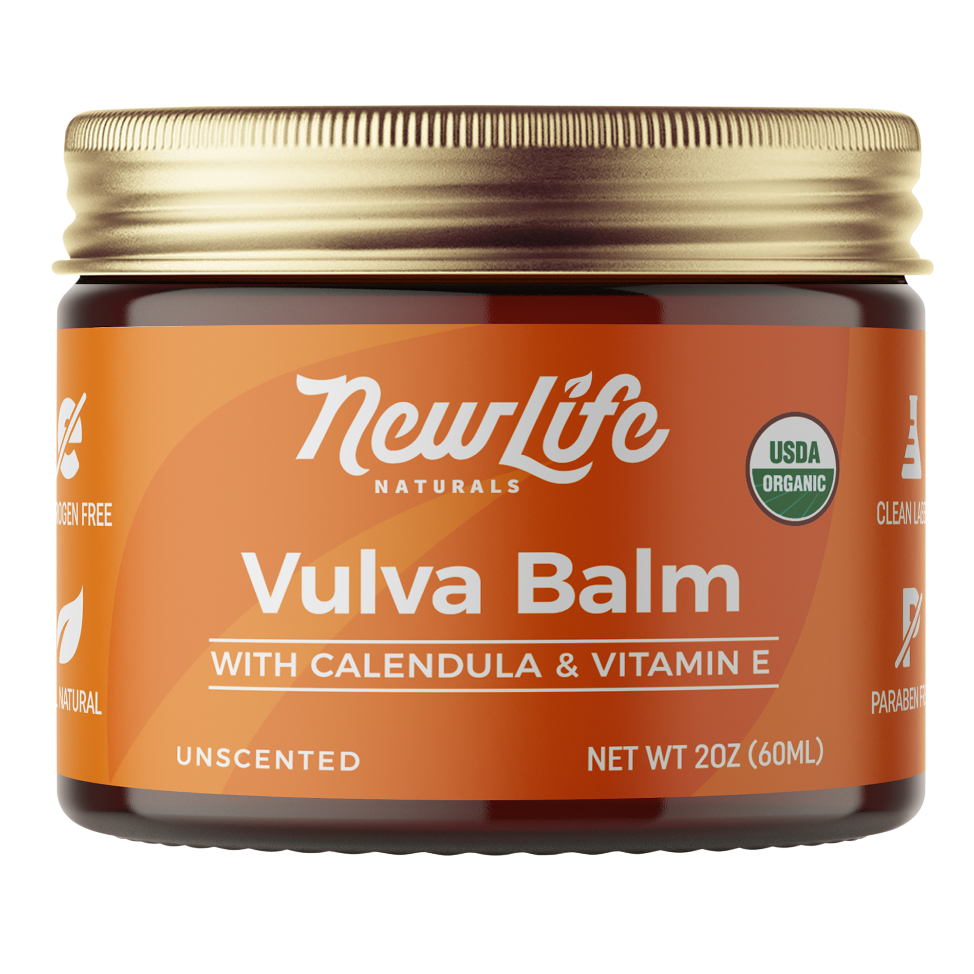 Vulva Moisturizer Calendula | Certified Organic | NewLife Naturals