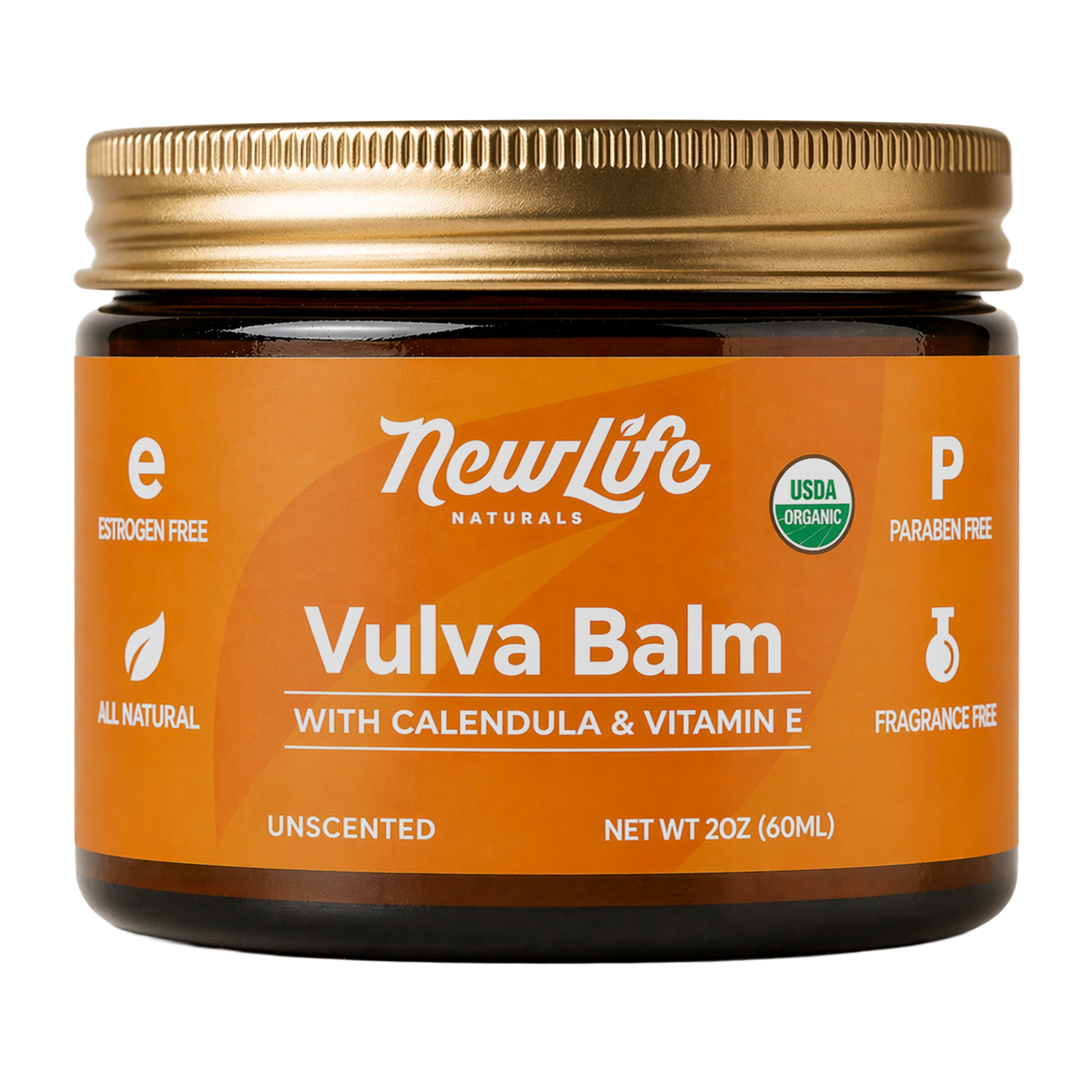 Vulva Moisturizer Calendula | Certified Organic | NewLife Naturals