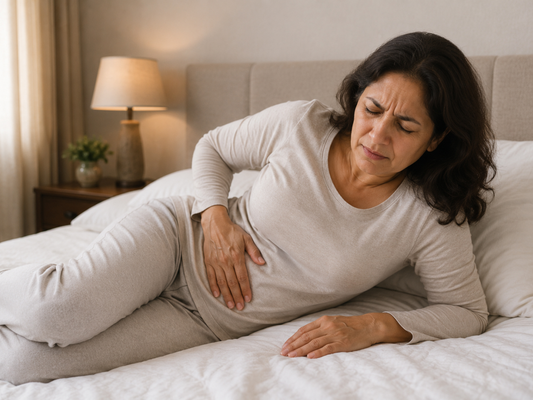  lower abdomen after intercourse