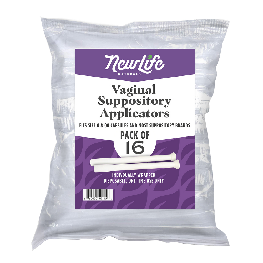 Disposable Vaginal Suppository Applicators for Boric Acid - 16 Pack