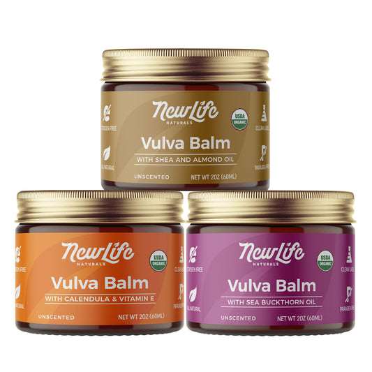 Vulva Balm Bundle 3 Pack 2 oz | Certified Organic