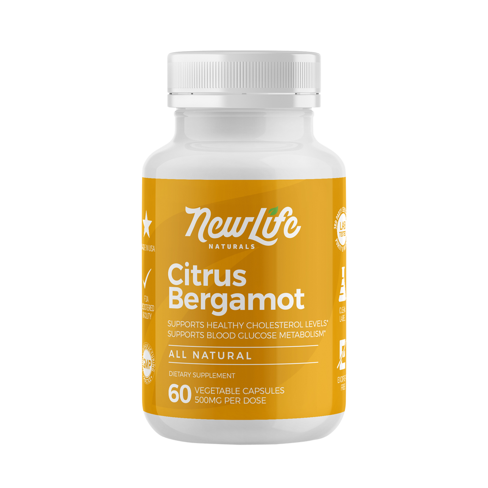 Citrus Bergamot for Cholesterol Support 500mg - 60 Vegetable Capsules