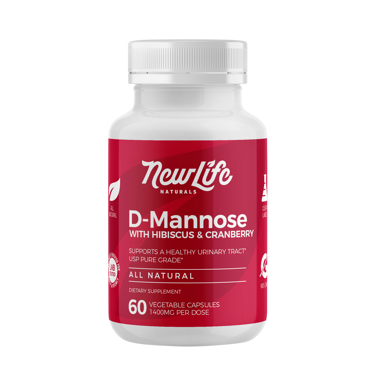 D-Mannose with Cranberry & Hibiscus