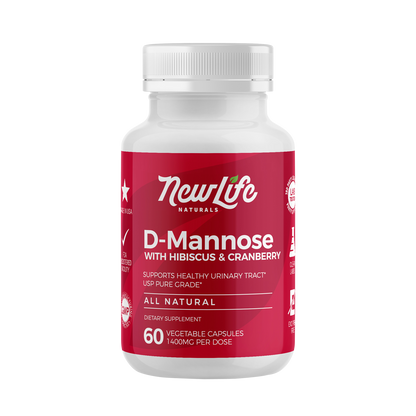 D-Mannose with Cranberry and Hibiscus - 60 Capsules