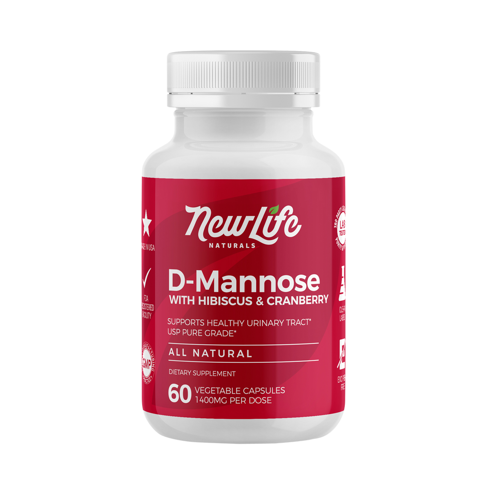 D-Mannose with Cranberry and Hibiscus - 60 Capsules