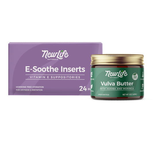 E-Soothe Inserts + Vulva Butter with Jojoba & Moringa