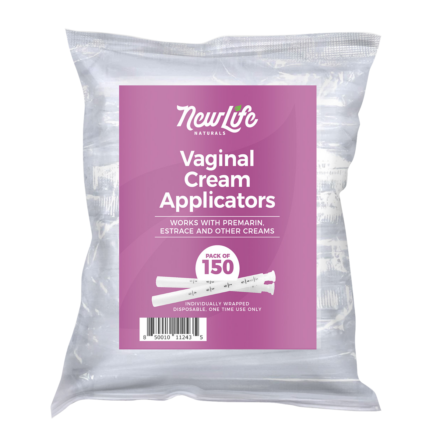Vaginal Cream Applicators with Dosage Markings - 150 Pack