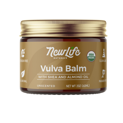 Certified Organic Vulva Cream With Sweet Almond & Shea - 2 OZ