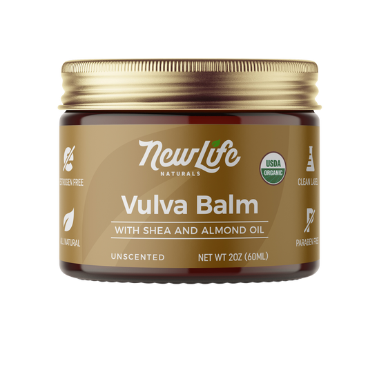 Certified Organic Vulva Cream With Sweet Almond & Shea - 2 OZ