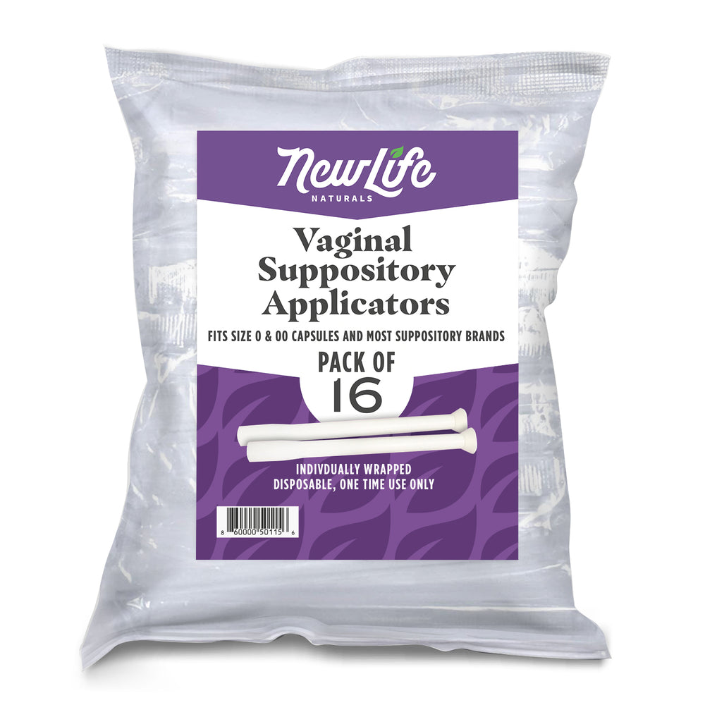 Disposable Vaginal Suppository Applicators for Boric Acid - 16 Pack