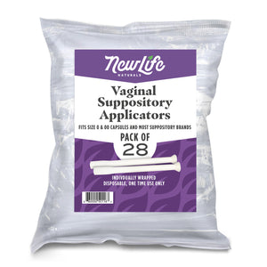 Disposable Vaginal Suppository Applicators for Boric Acid - 28 Pack
