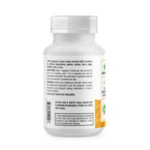 Citrus Bergamot for Cholesterol Support 500mg - 60 Vegetable Capsules