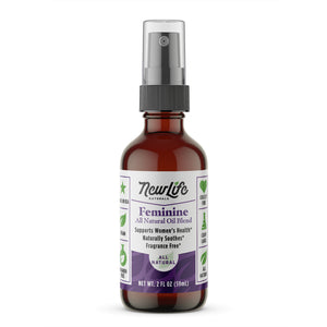 Feminine All Natural Vaginal Spray-Essential Oils with Coconut Oil