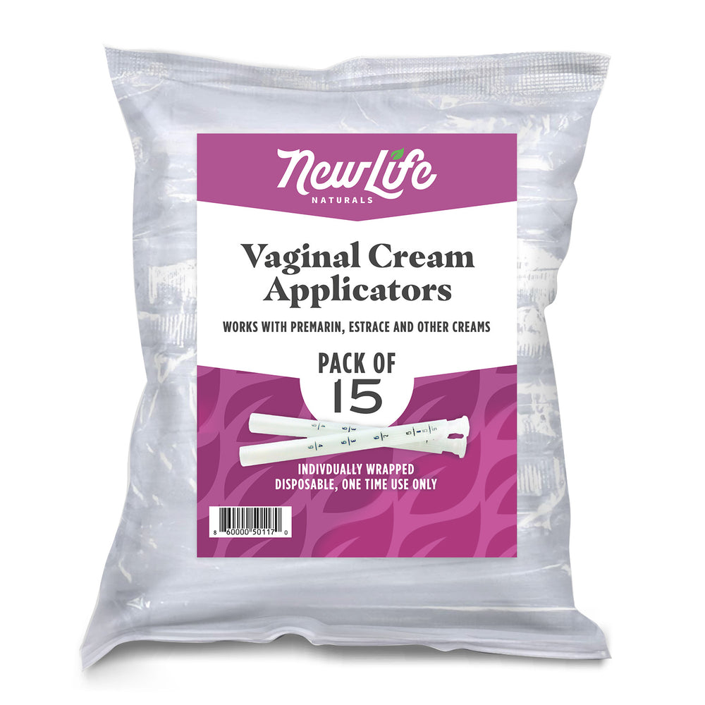 Disposable Vaginal Cream Applicators With Dosage Markings for Premarin and Estrace - 15 Pack